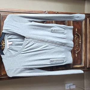 Victoria Secret Grey Zip up Sweater
